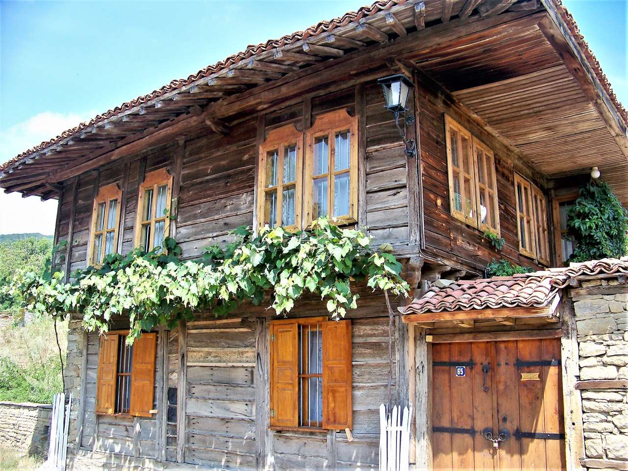 Zheravna Dorf in Bulgarien Online-Puzzle