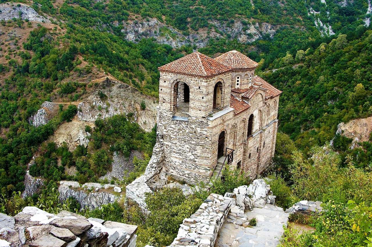 Veliko Tarnovo φρούριο στη Βουλγαρία παζλ online