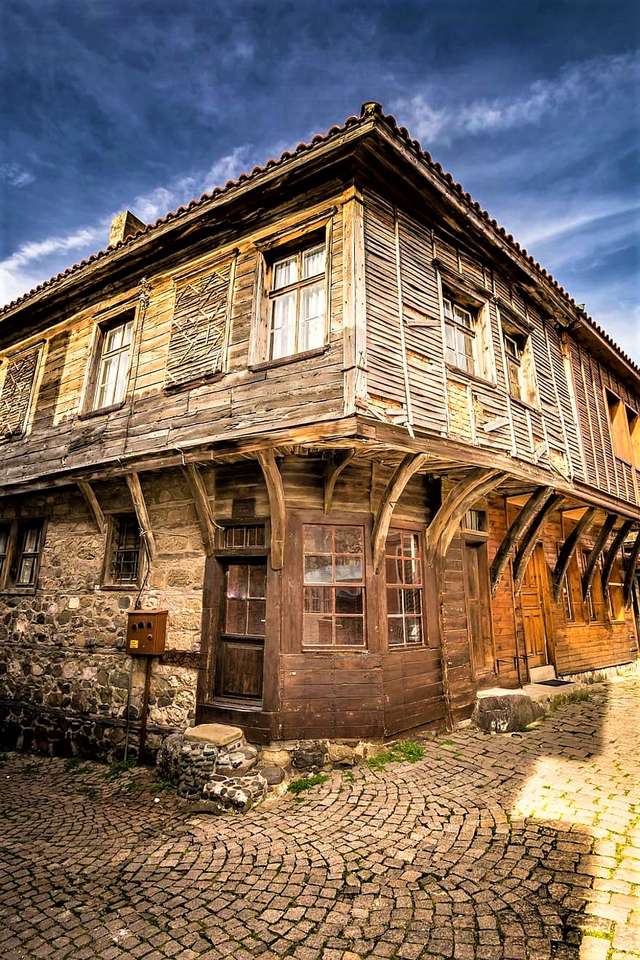 Sozopol Traditionelles Haus in Bulgarien Online-Puzzle