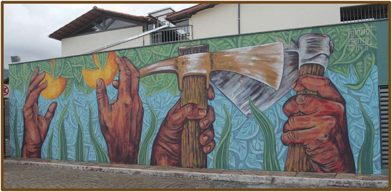 Graffiti in Mariana-MG Online-Puzzle