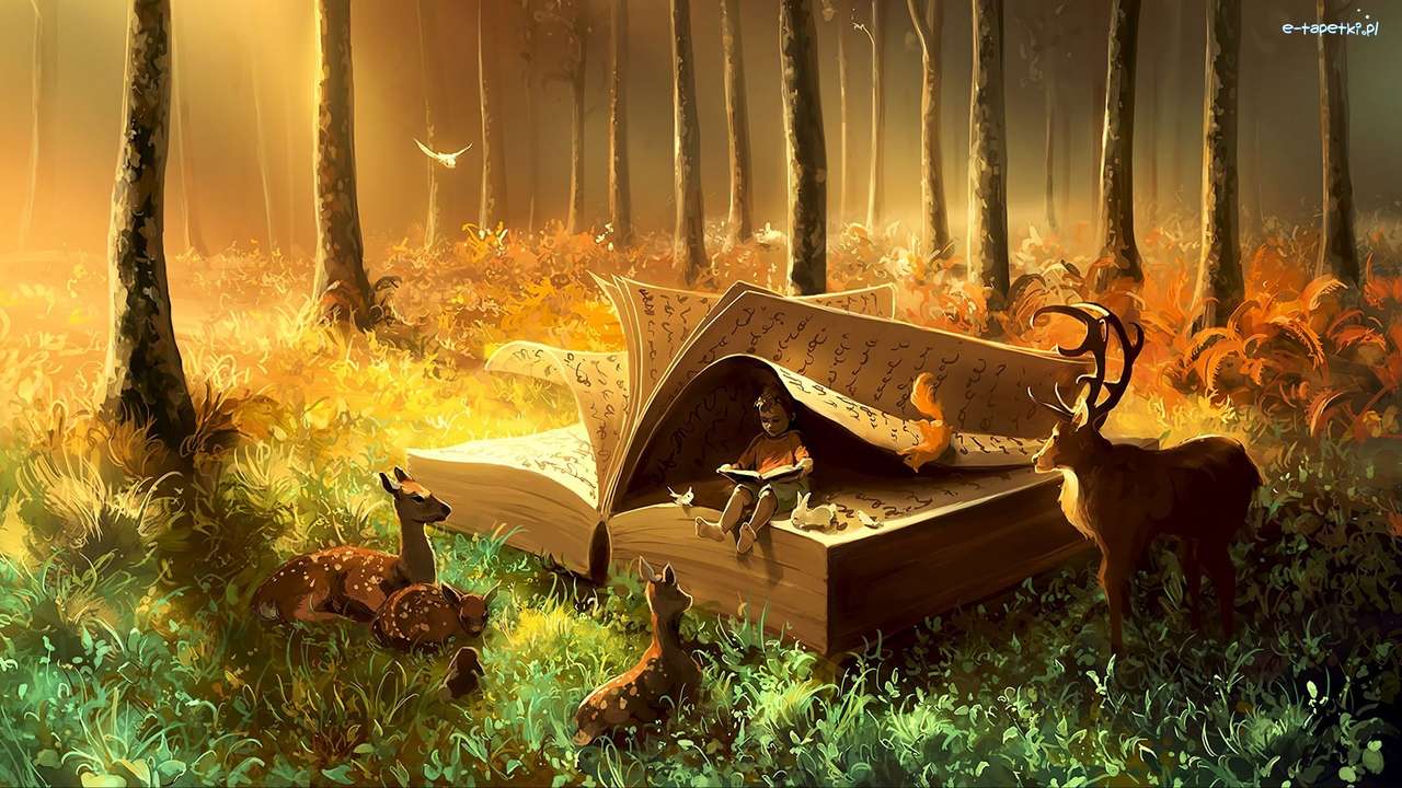 Γραφικά - στο δάσος - Φαντασία online παζλ