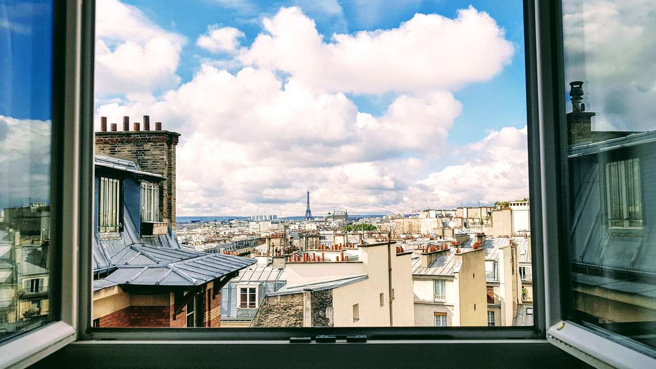 Vista di Parigi. puzzle online