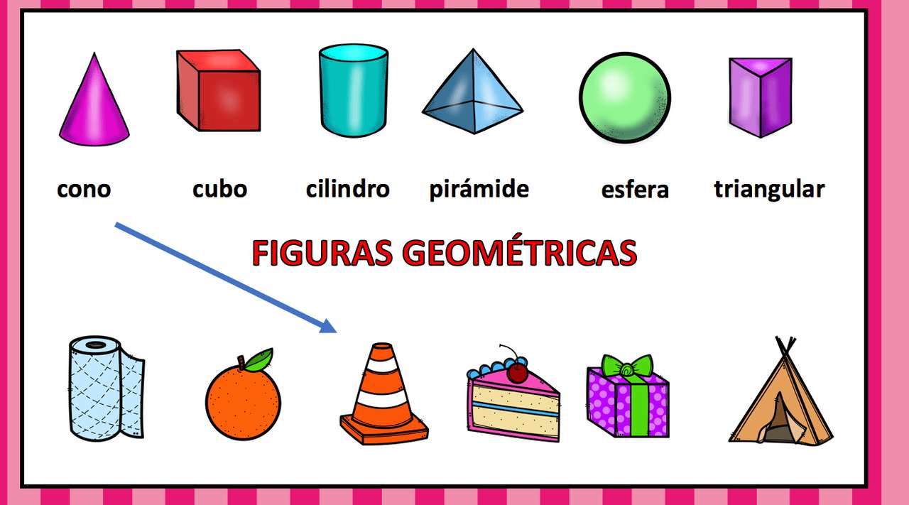 Geometriai ábrák Harmadik osztály online puzzle