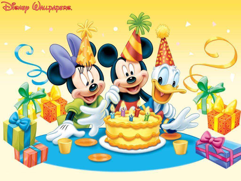 Mickey Mouse - cumpleaños - rompecabezas en línea