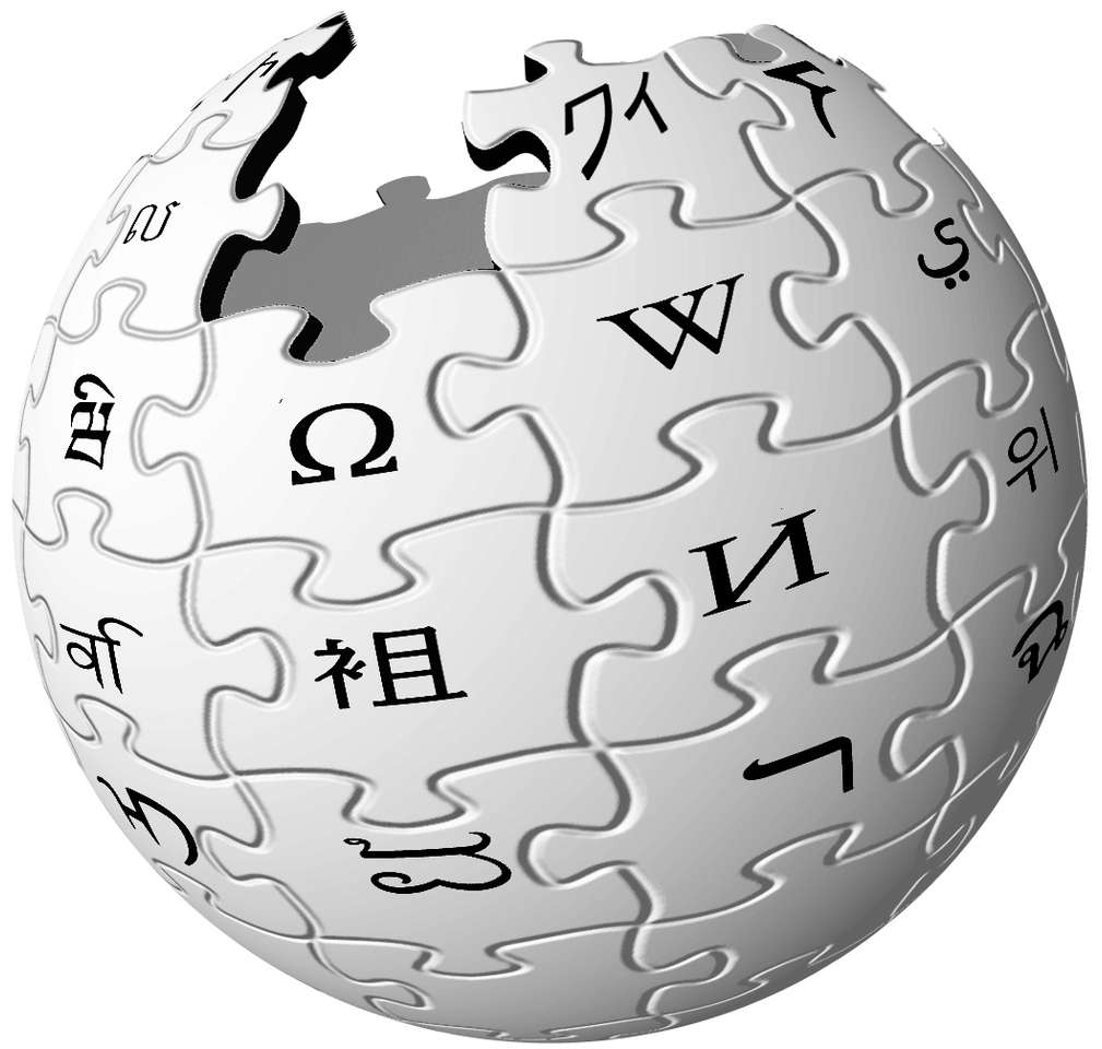 Wikipedia logo. jigsaw puzzle online
