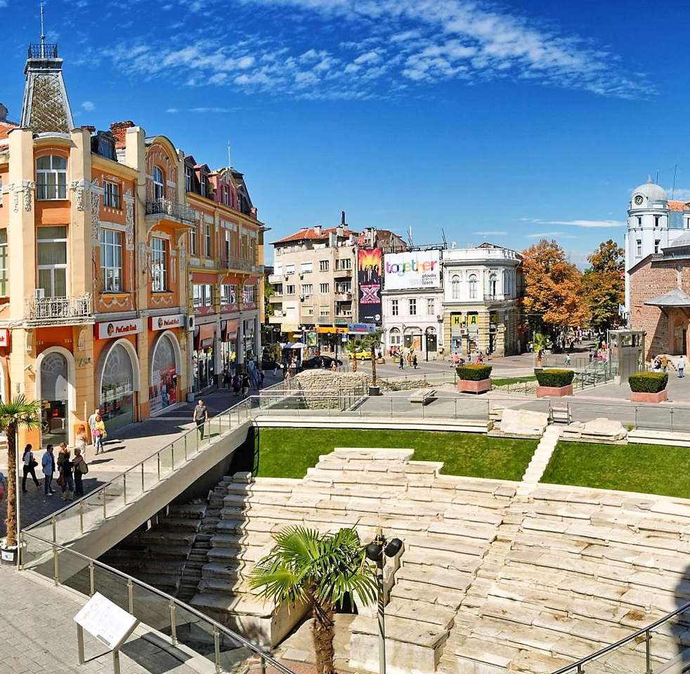 Град Пловдив в България онлайн пъзел