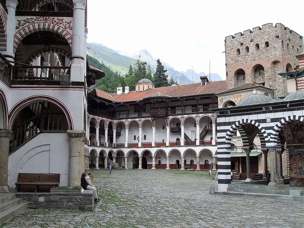 Манастир Рила в България онлайн пъзел