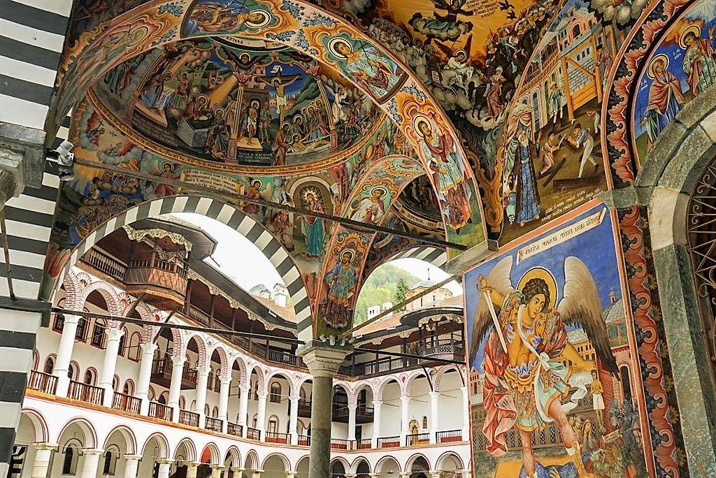 Klooster Rila in Bulgarije puzzel