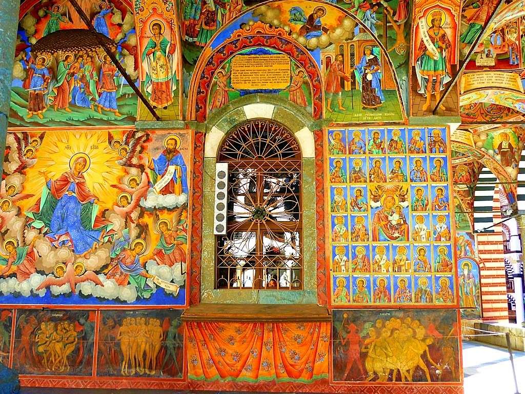 Mosteiro Rila em Bulgária puzzle online