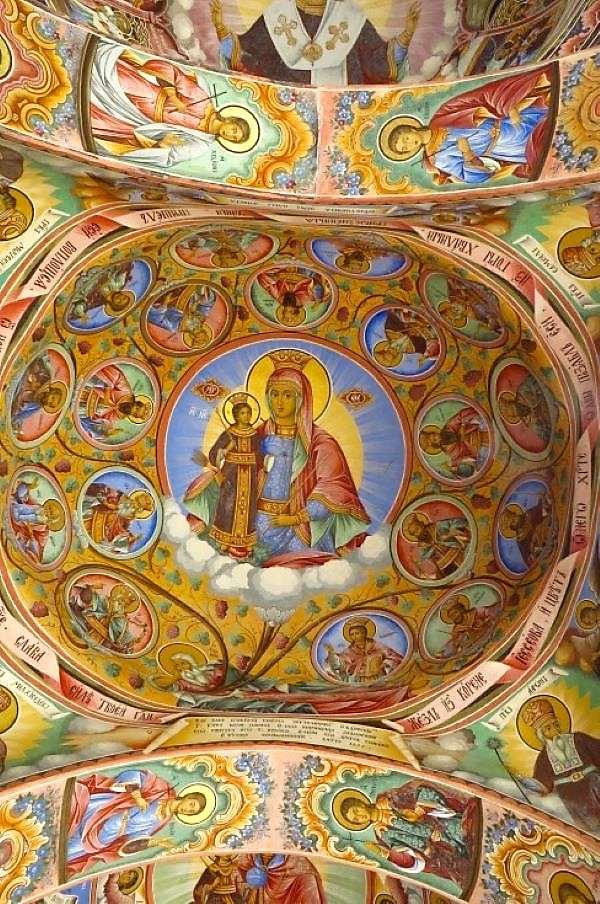 Kloster Rila i Bulgarien pussel på nätet