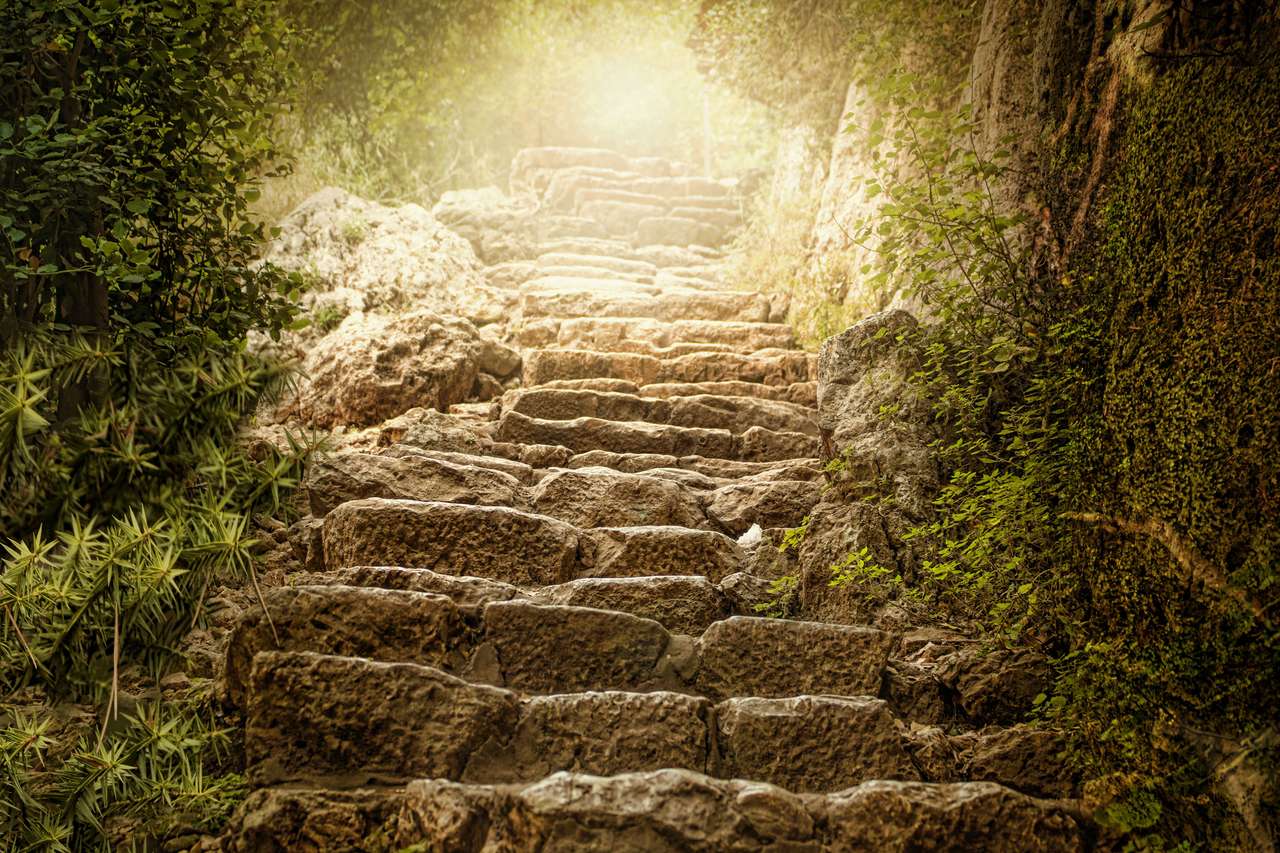 Escaliers au paradis puzzle en ligne