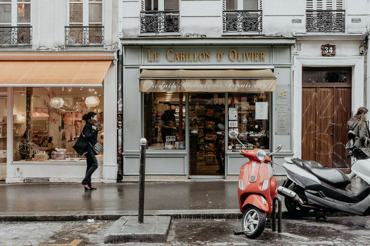 Le Carillon, Rue Alibert - Париж онлайн пъзел