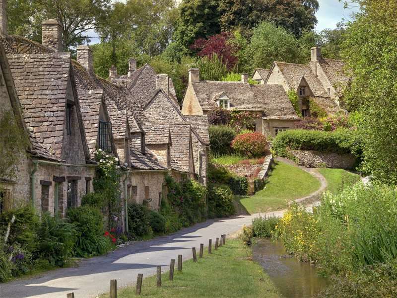 Maisons rurales en Angleterre puzzle en ligne