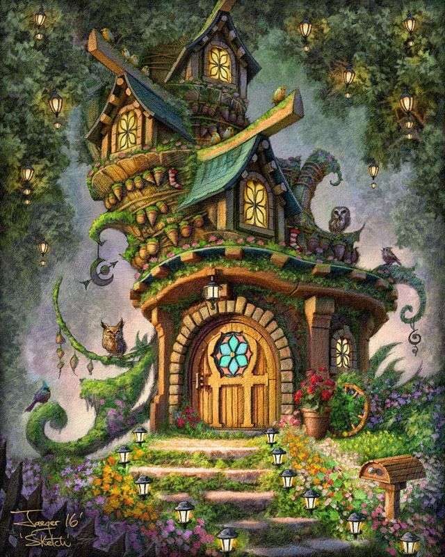 fairy-tale house online puzzle