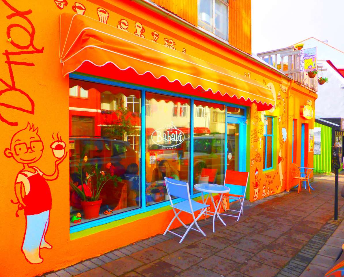 Cafe Babalu Reykjavik i online puzzel