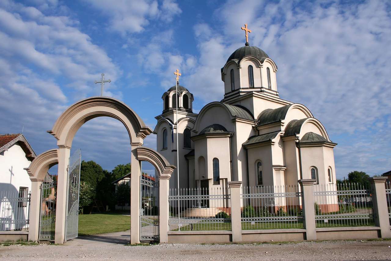 Šabac kostel v Srbsku skládačky online