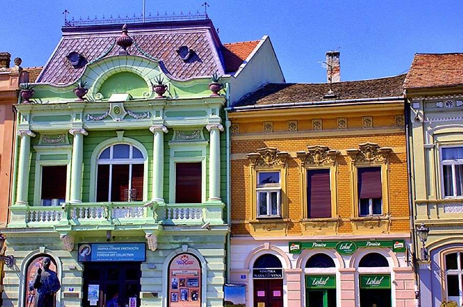 Novi ledsen stad i Serbien pussel på nätet