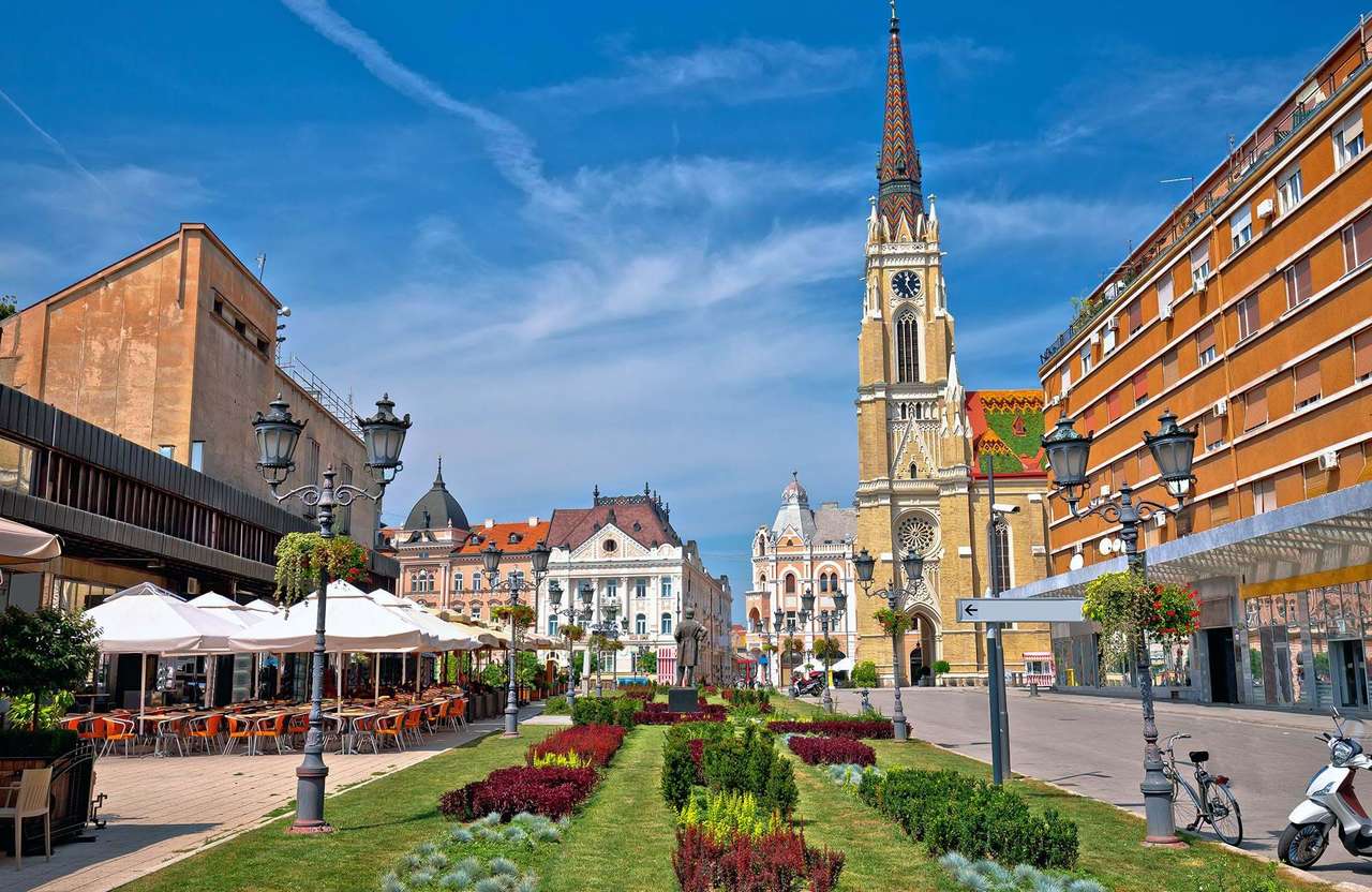 Novi Sad City en Serbia rompecabezas en línea