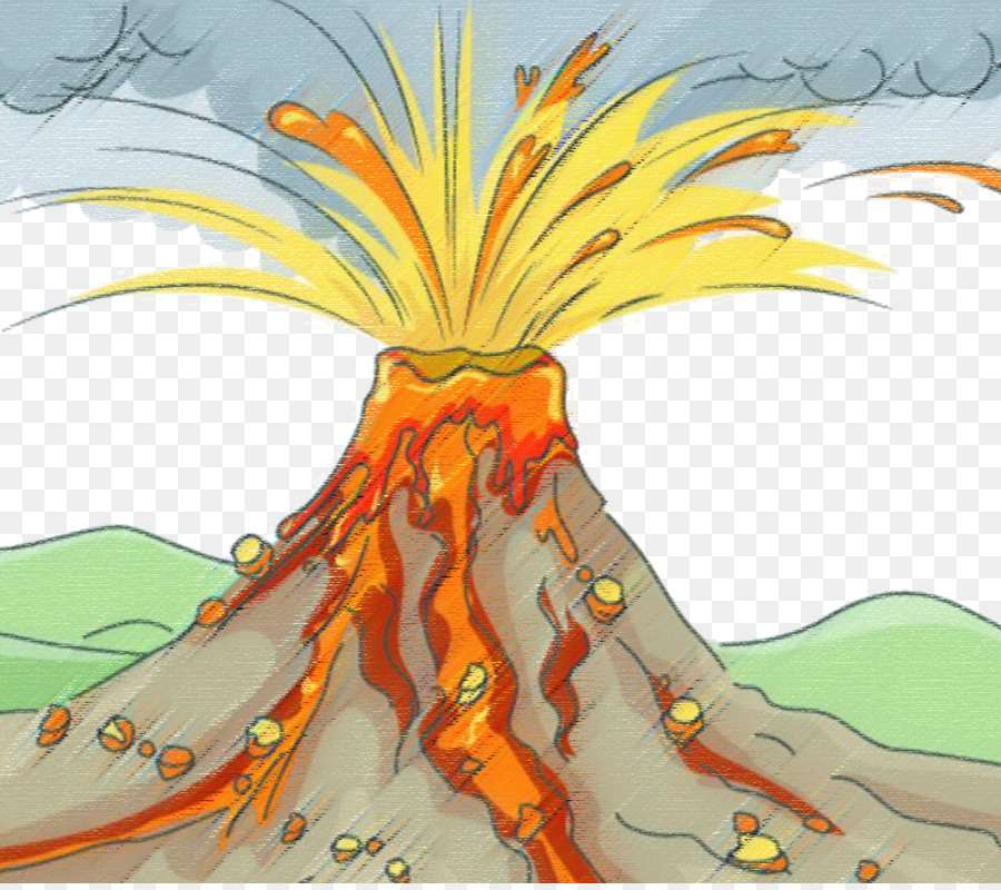 Uitbarsting vulkaan online puzzel