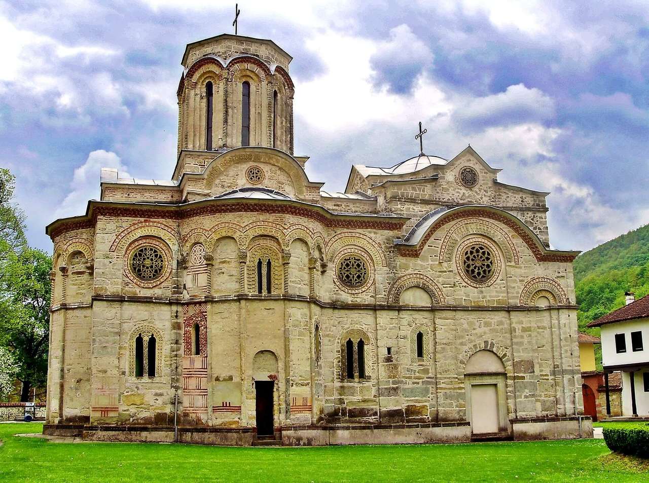 セルビアのLjubostinja修道院 オンラインパズル
