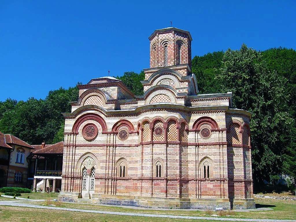 Каленич монастырь в Сербии пазл онлайн