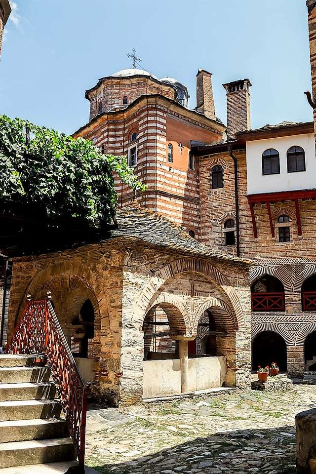 Kloster Hilandar i Serbien pussel på nätet