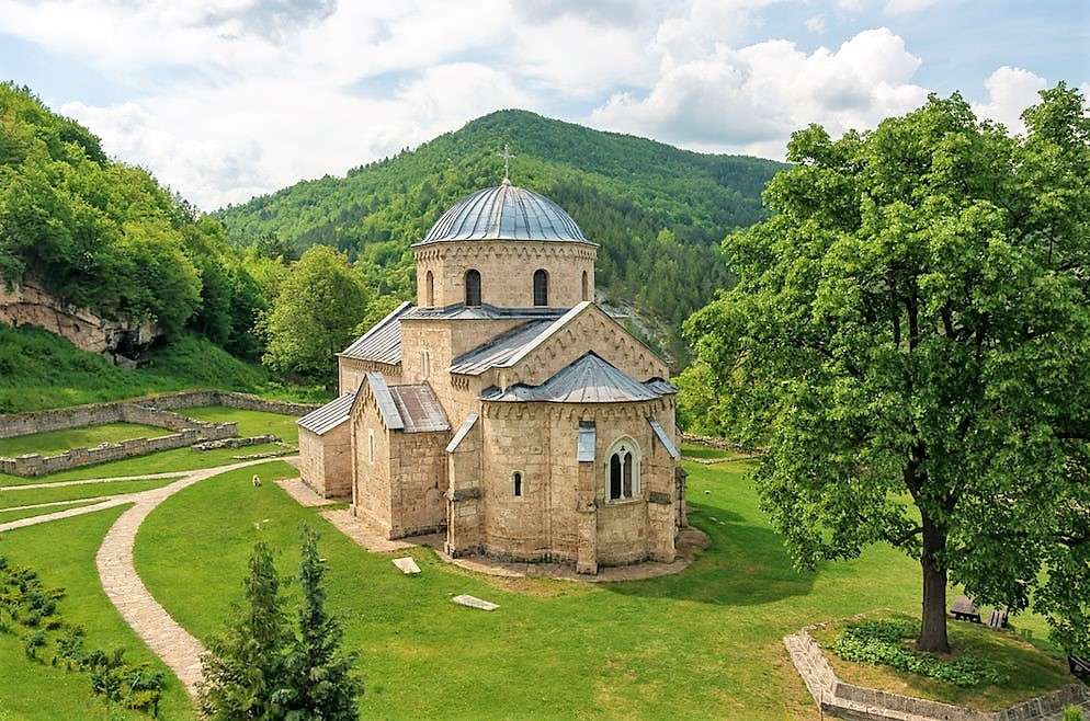 Монастир Градац в Сербії онлайн пазл