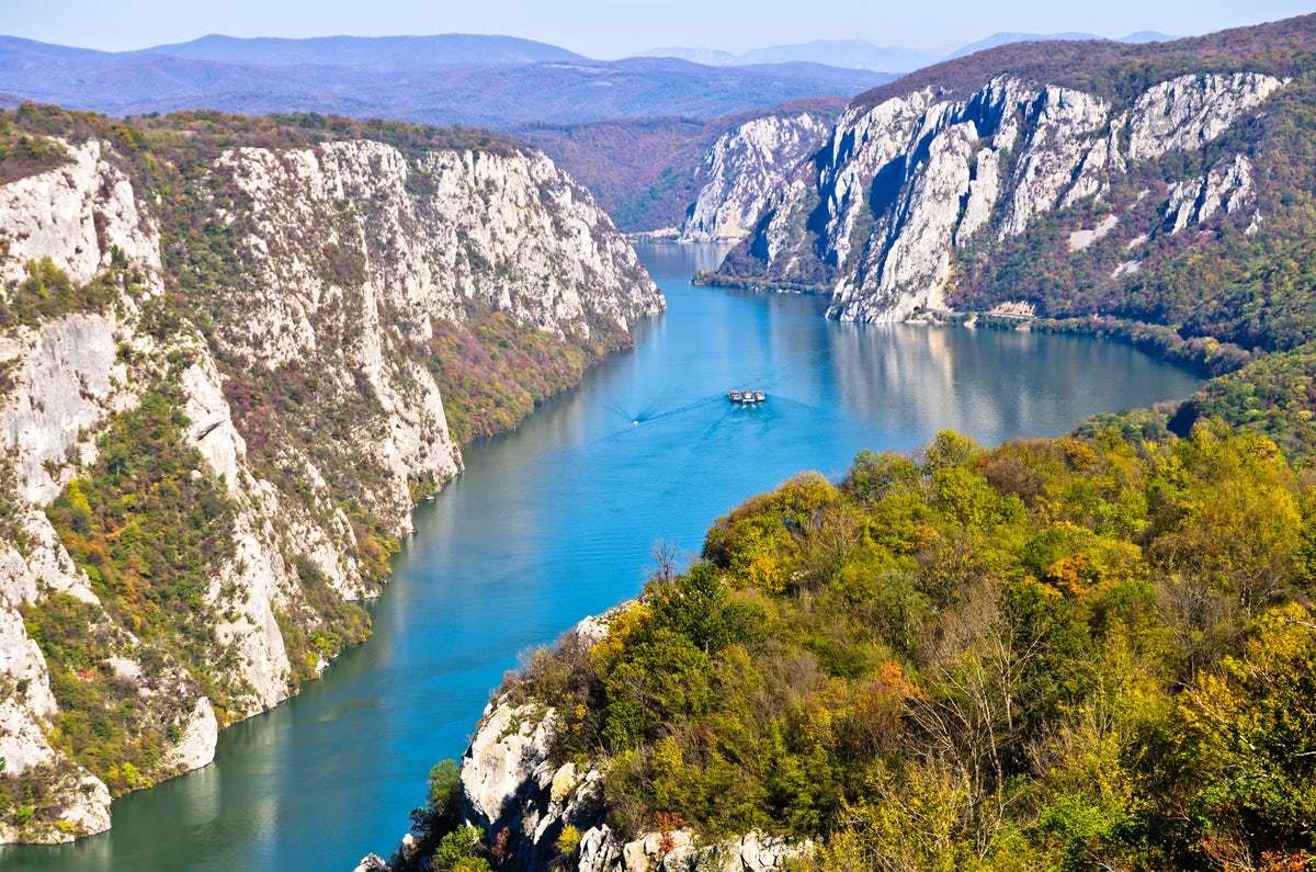 Εθνικό Πάρκο Djerdap στη Σερβία παζλ online