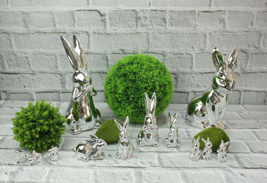 Silver bunnies jigsaw puzzle online