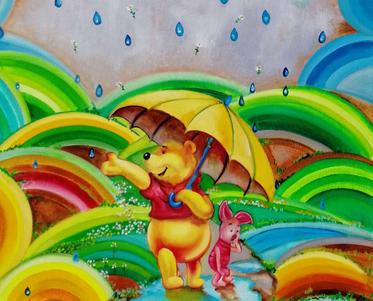 Winnie The Pooh y Kłapouche Day rompecabezas en línea