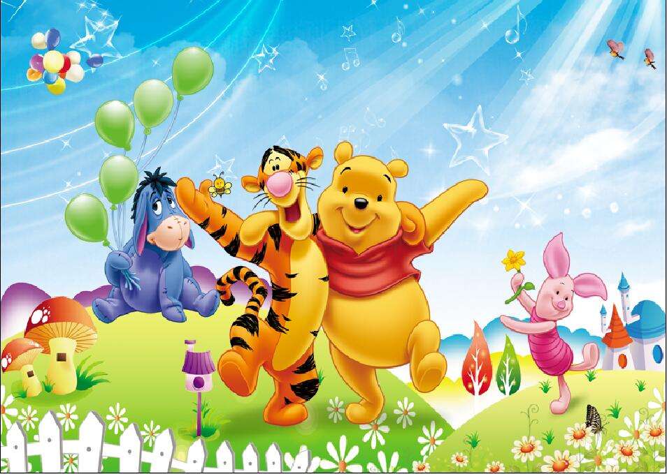 Winnie Pooh och Kłapouche Day Pussel online