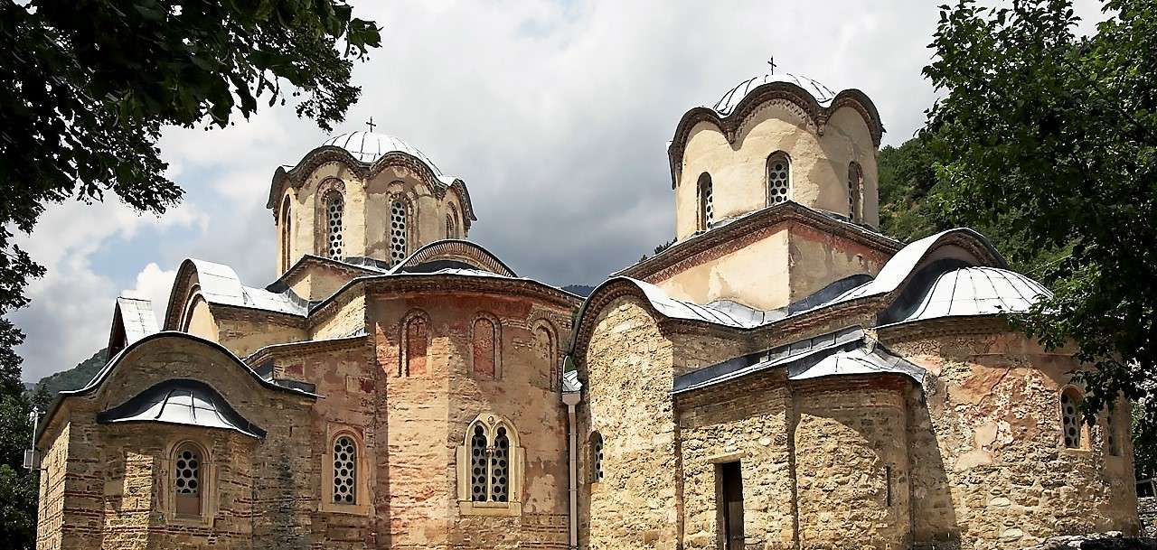Konovski-klooster in Kosovo online puzzel
