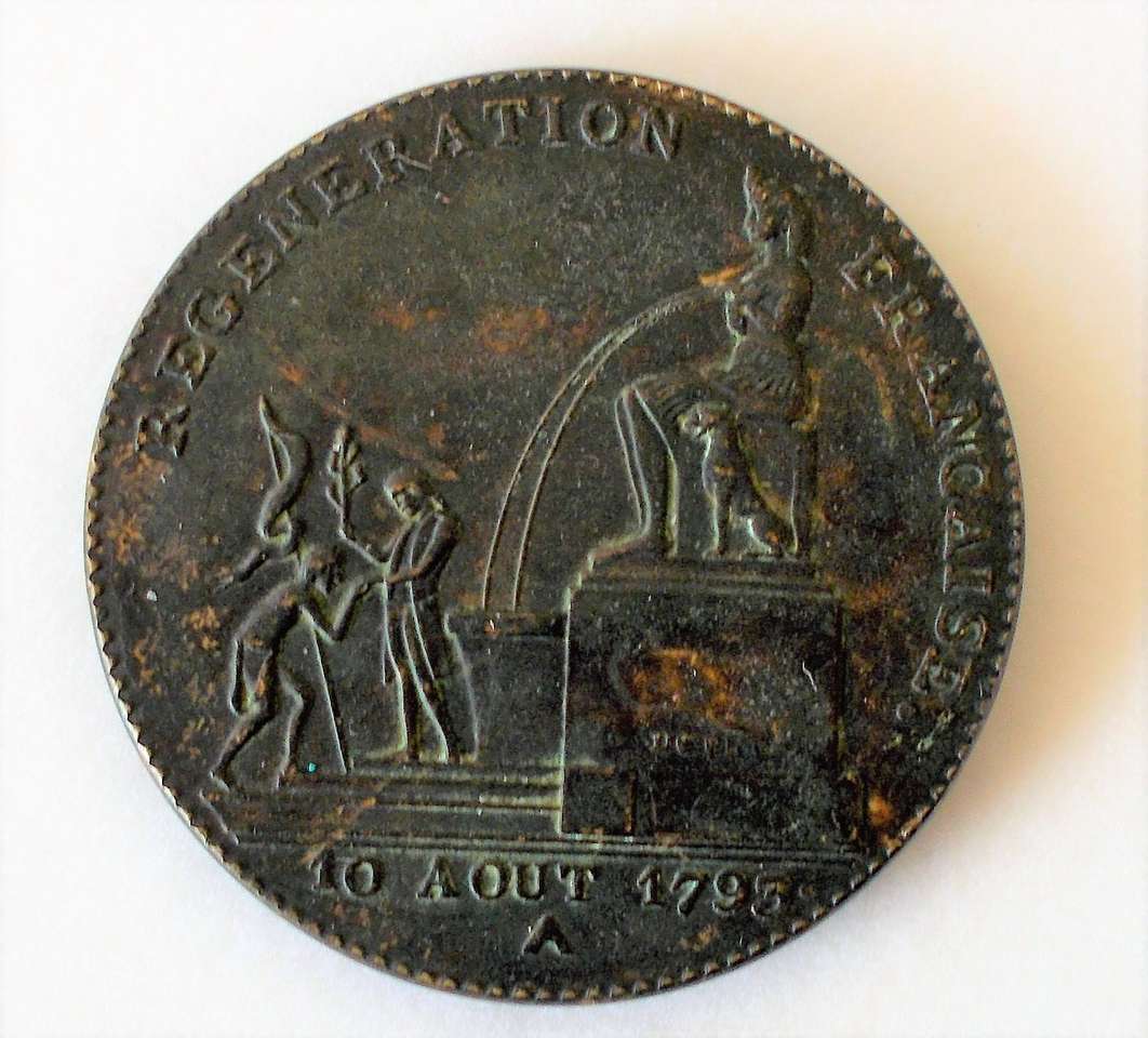 Medallas de la revolución francesa. rompecabezas en línea