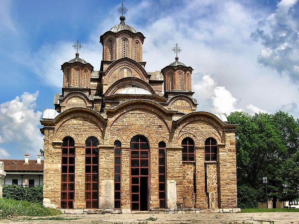 Monasterio Gracánica en Kosovo rompecabezas en línea