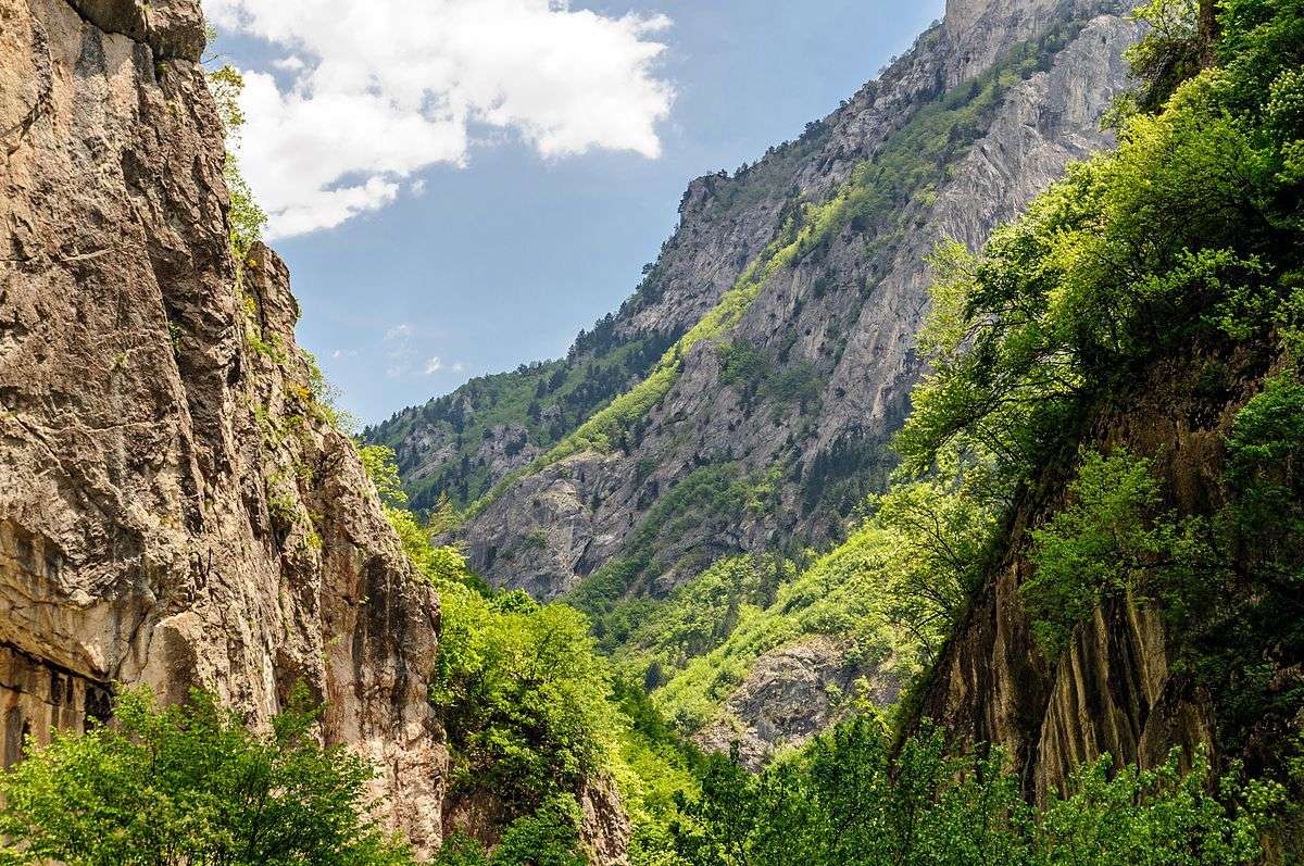 National Park Rugove i Kosovo pussel på nätet