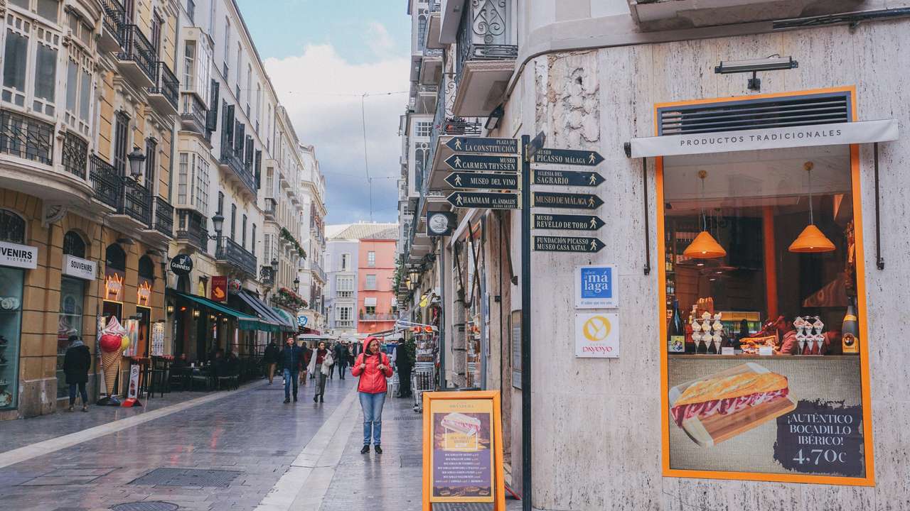 Малага, Испания онлайн пъзел