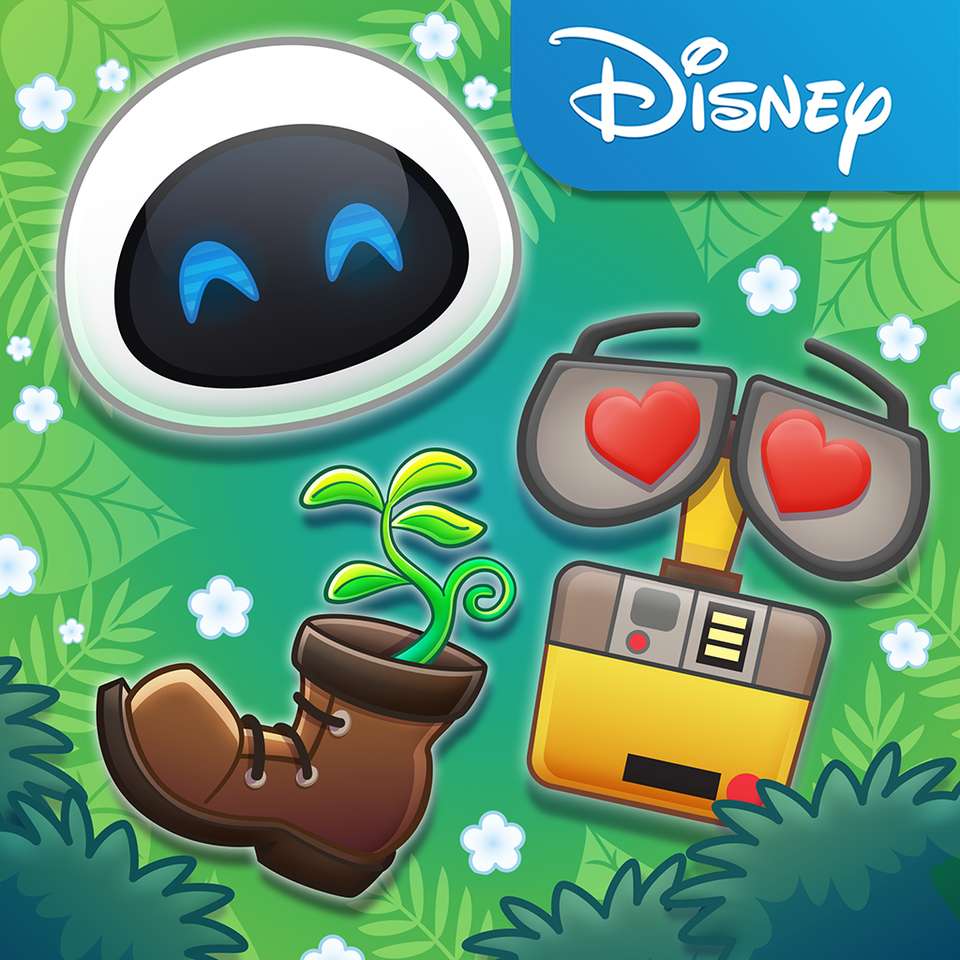 WALL*E and EVE emojis online puzzle
