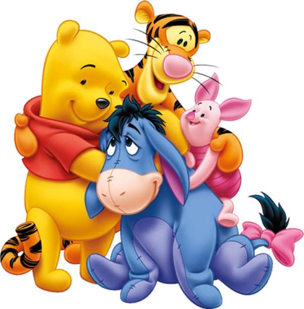 Winnie the Pooh und ein Flitterwochenbaum Puzzlespiel online