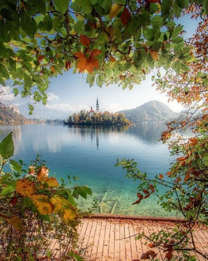 Lake Bled. Pussel online