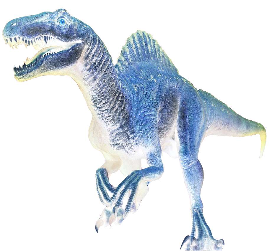 Spinoraptor in un'alternativa puzzle online
