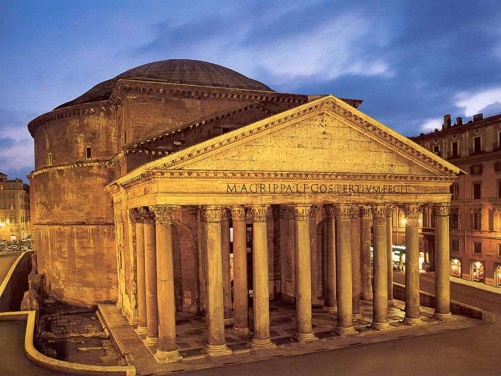 Pantheon von Agrippa. Puzzlespiel online