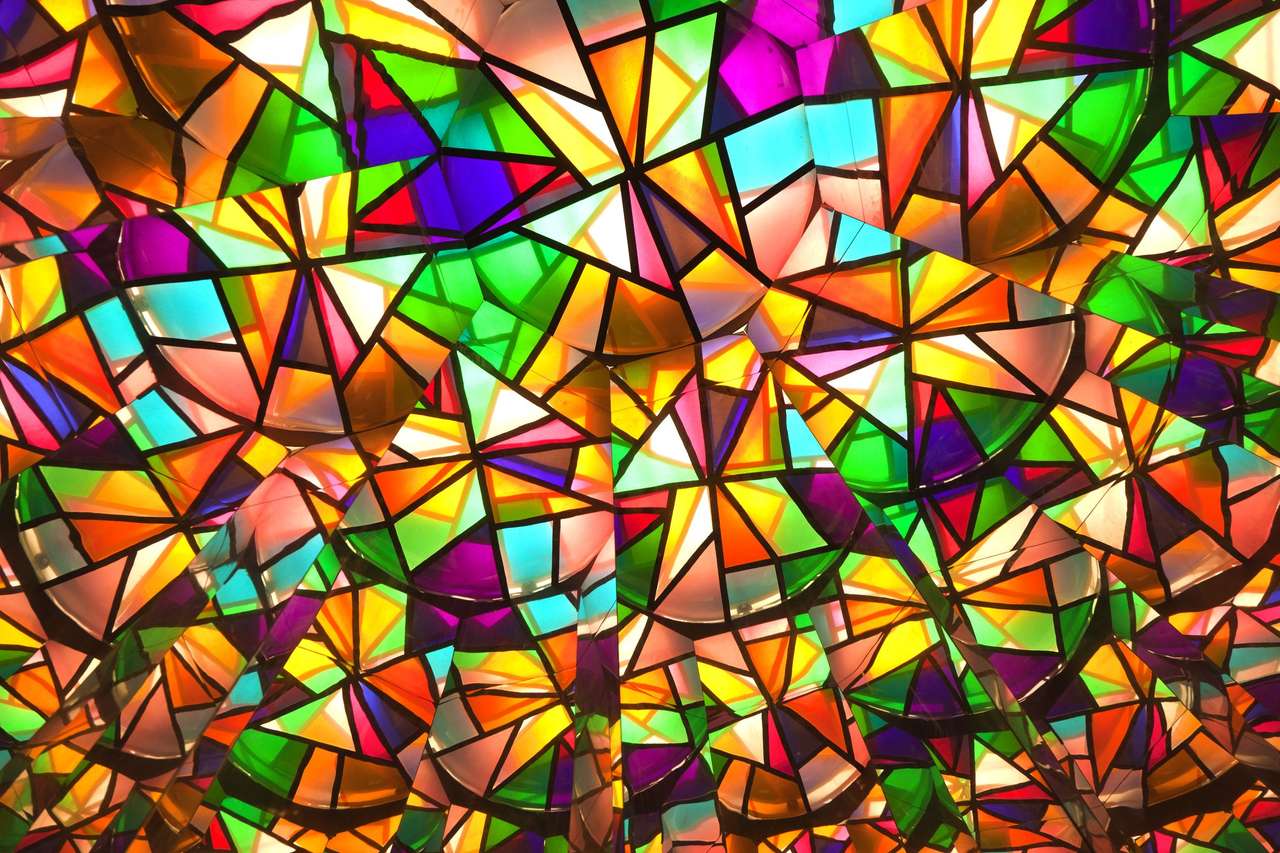 Mosaïque colorée puzzle en ligne