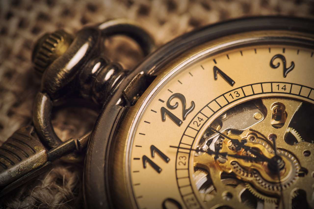 Oud horloge legpuzzel online
