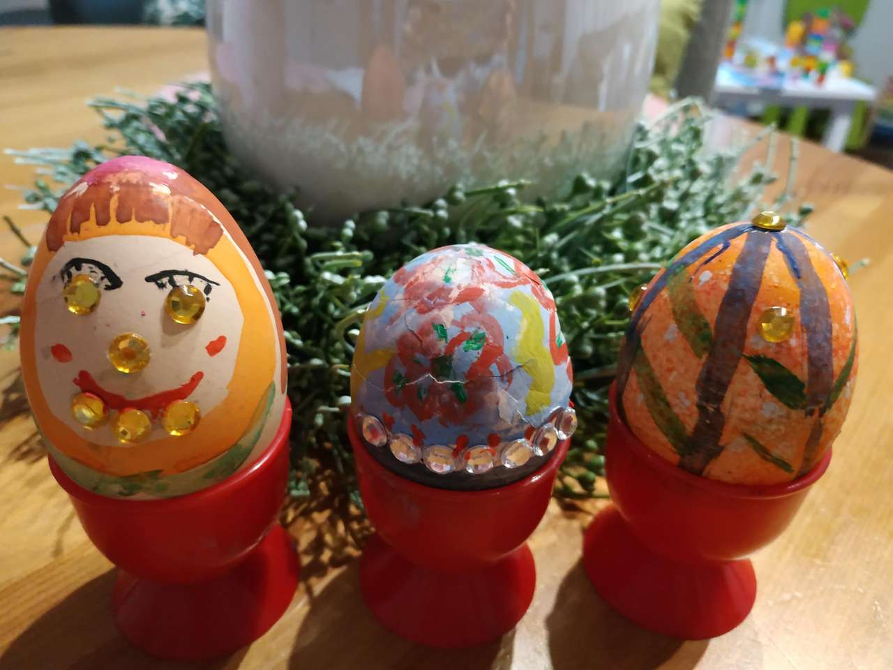 пасхальные яйца онлайн-пазл