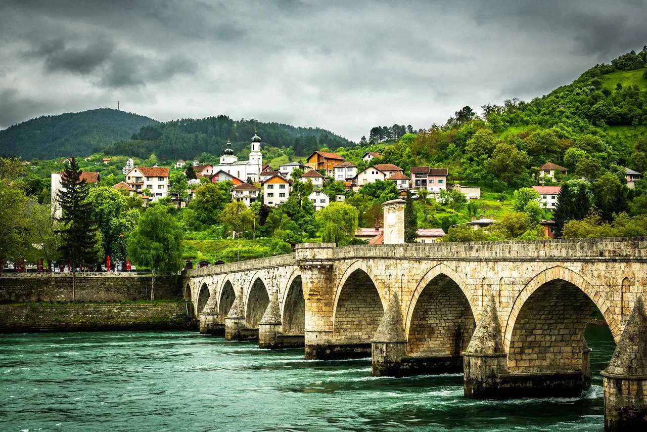 Visegrad i Bosnien-Hercegovina pussel på nätet