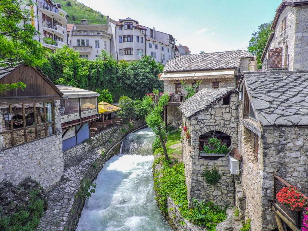 Mostar in Bosnië-Herzegovina online puzzel