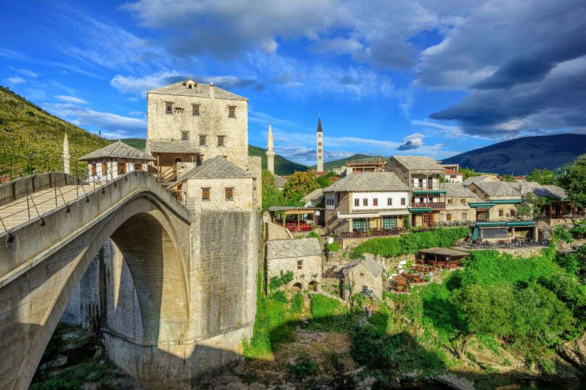 Мостар у Боснії і Герцеговині пазл онлайн