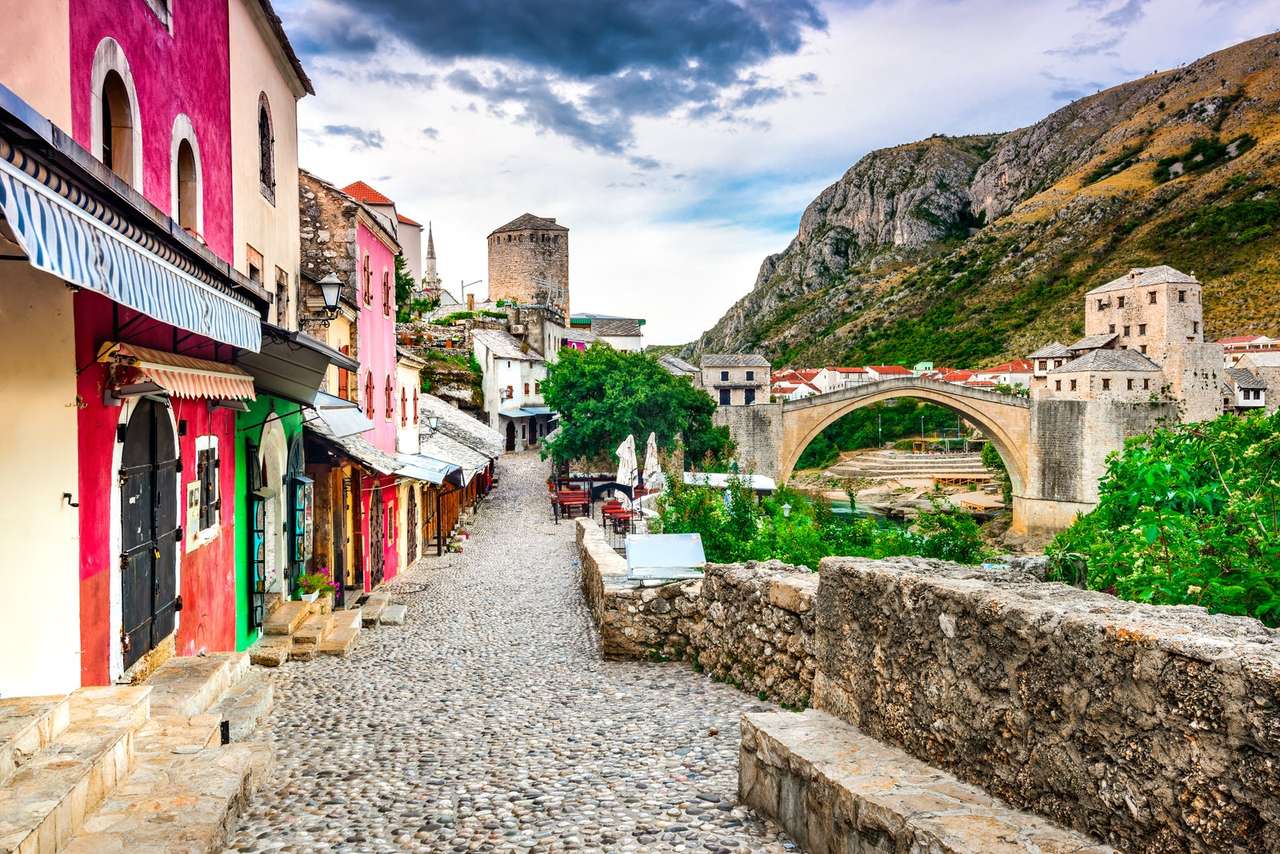 Mostar v Bosně-Hercegovině online puzzle