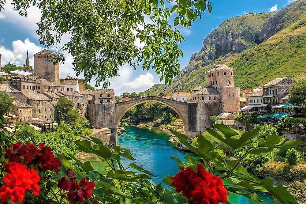 Mostar in Bosnië-Herzegovina legpuzzel online