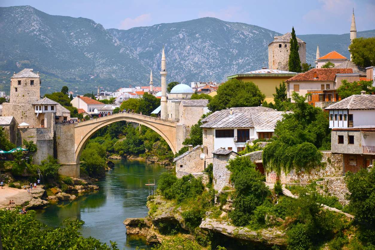 Mostar in Bosnien-Herzegowina Puzzlespiel online